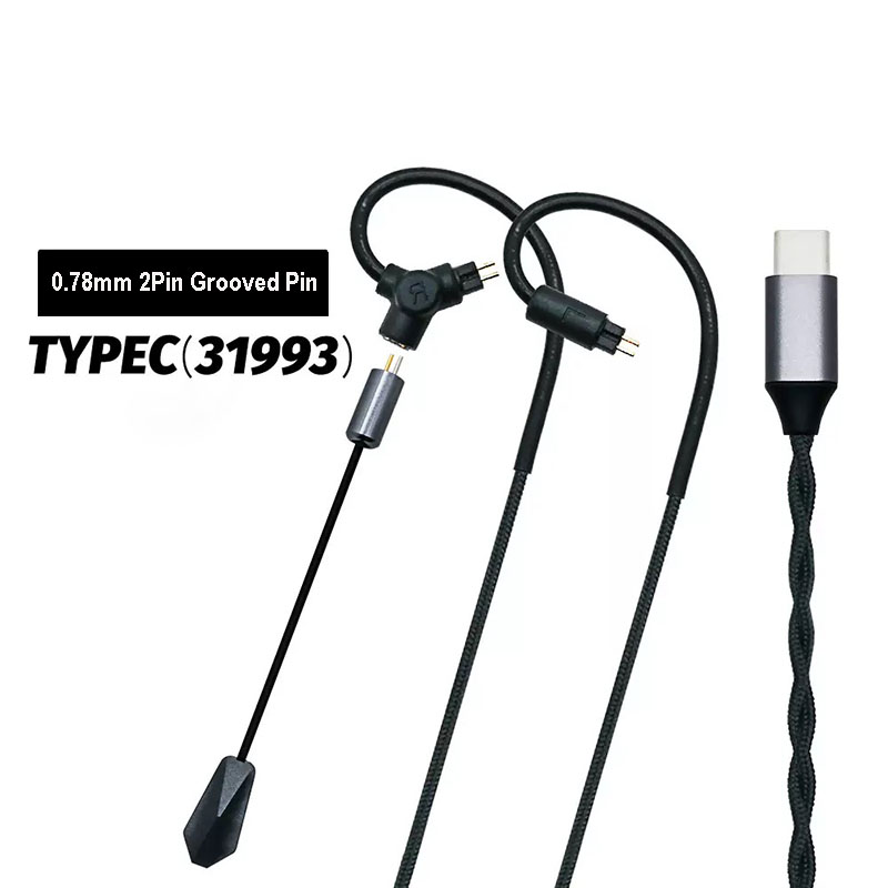 Headset Gaming Console - 0.78 QDC MMCX Gaming Earphone Cable