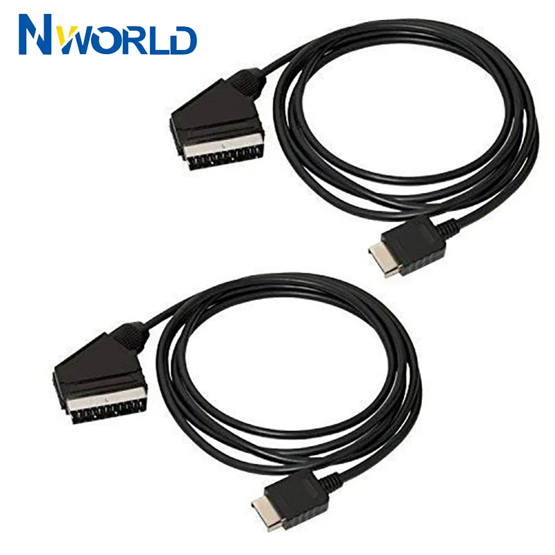 2pcs/lot 6Ft RGB SCART Wire Ca - đánh giá và giá Gaming Console For Tv Xbox
