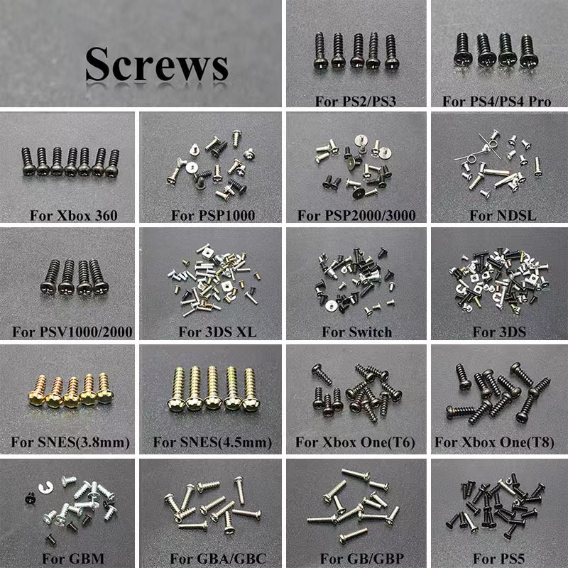 Set Replacement Screws  For Ne - đánh giá và giá Gaming Console For Tv Xbox