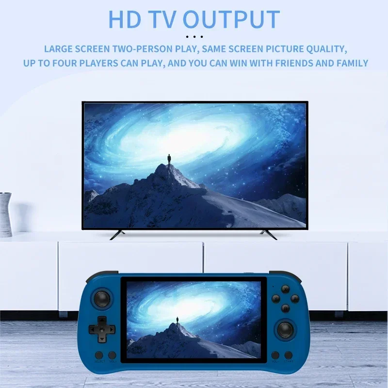 80000Games 512G POWKIDDY X55 5 - đánh giá và giá Gaming Console Retro Handheld