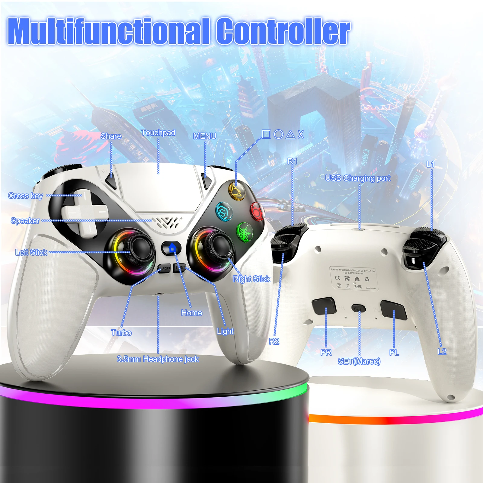 Wireless Controller Gamepad Fo - đánh giá và giá Gaming Console And Controller