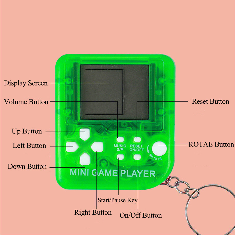GAMINJA Retro Mini Handheld Ga - đánh giá và giá Gaming Console For 7 Year Old